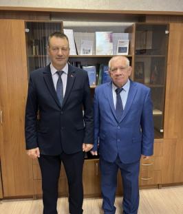 Встреча директора филиала с проректором по научной работе А.А.Быковым.